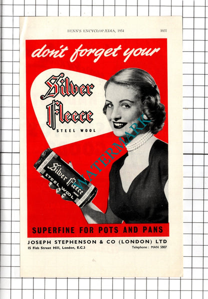 Joseph Stephenson & Co London Ltd / Radiant Asbestos Lincoln Bros - 1954 Advert