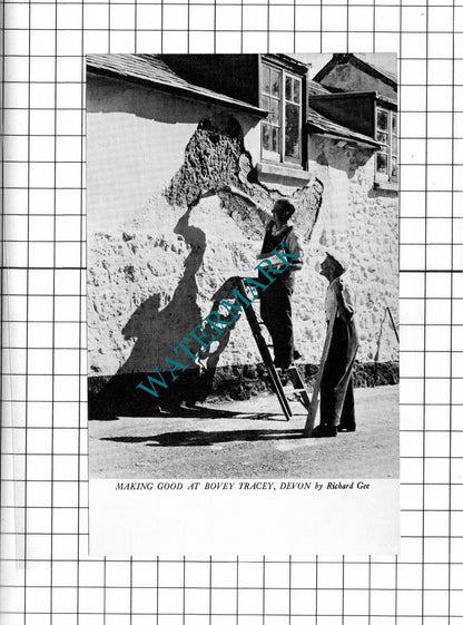 Bovey Tracey Devon / Alton Hampshire Hurdle Maker - 1971 Clipping / Print