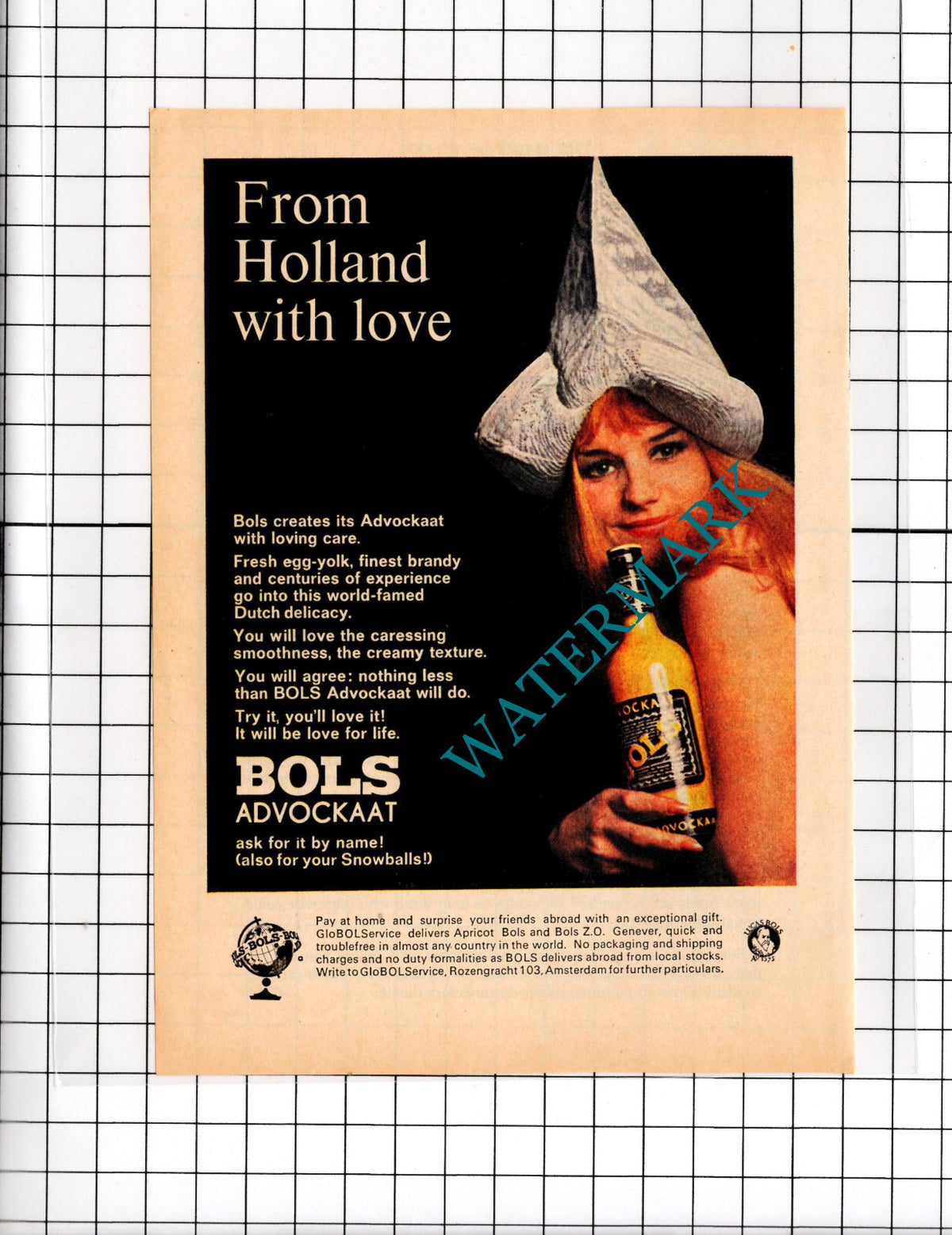 Bols Advockaat - 1967 Small Advert