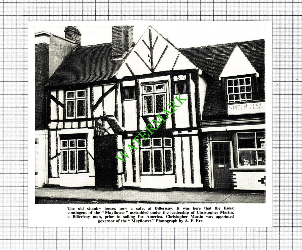 Old Chantry House Billericay Essex Cafe  - 1968 Cutting
