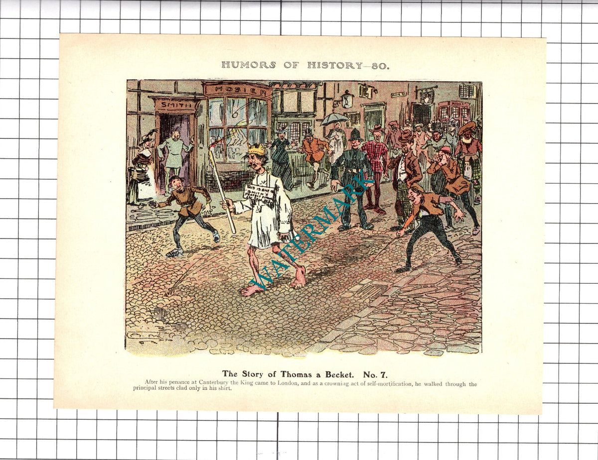 Thomas a Becket   - c.1921 Book Prints