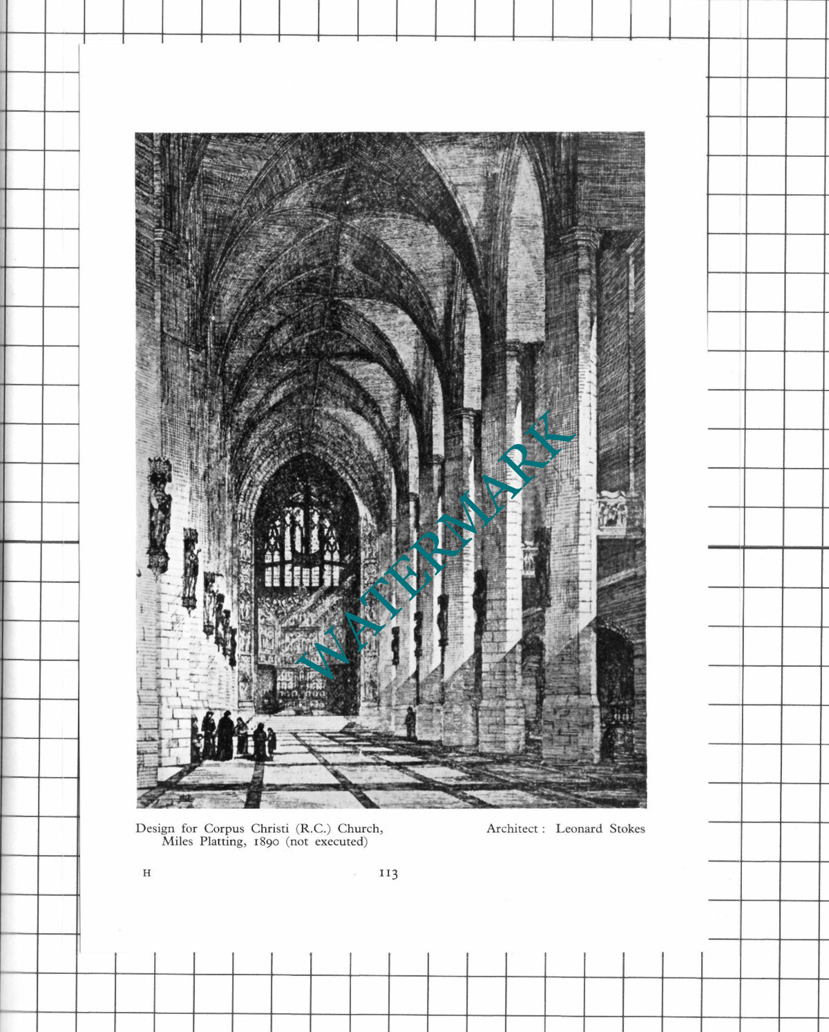 Corpus Christi Church Manchester Design Miles Platting  -  1956 Clipping