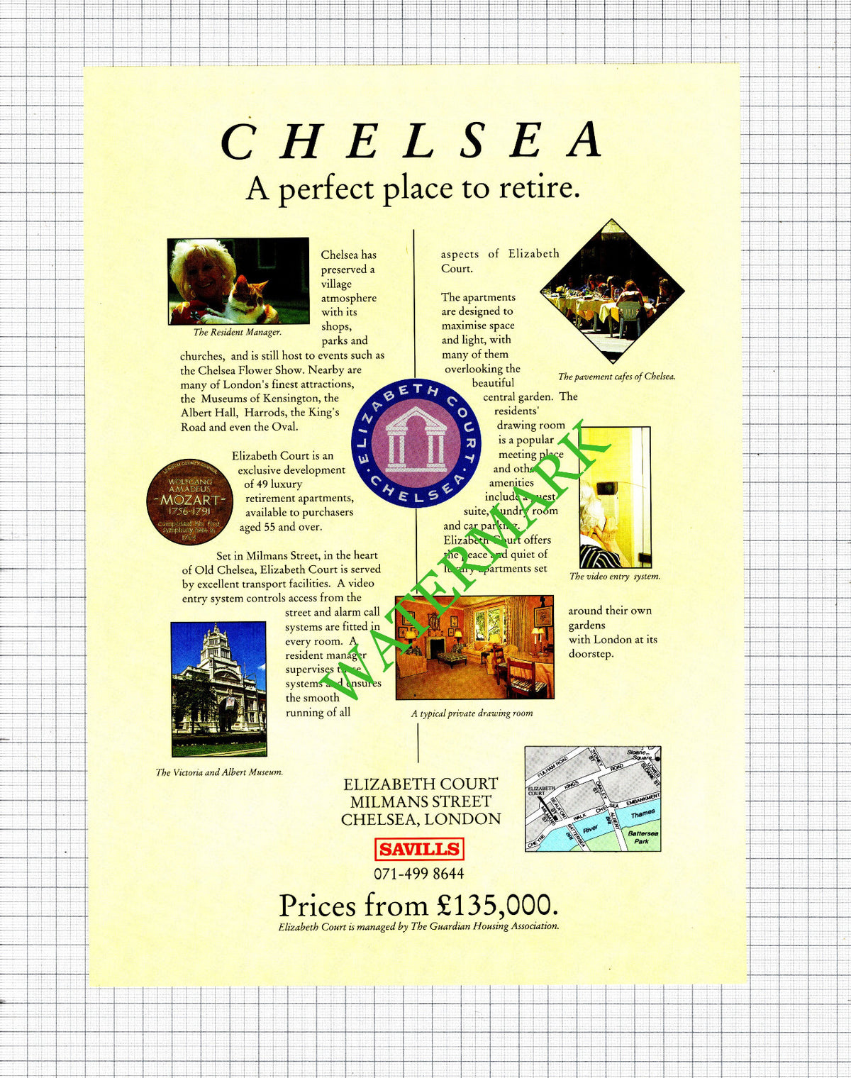 Curragh Co Kildare Ireland Stud / Elizabeth Court Chelsea London - 1991 Cutting