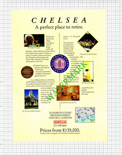 Curragh Co Kildare Ireland Stud / Elizabeth Court Chelsea London - 1991 Cutting