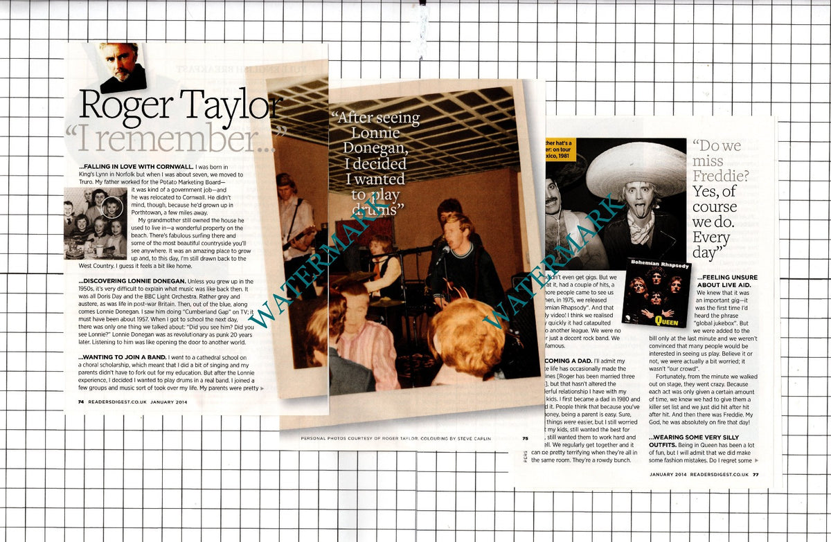 Roger Taylor Queen  - 2014 Small Article