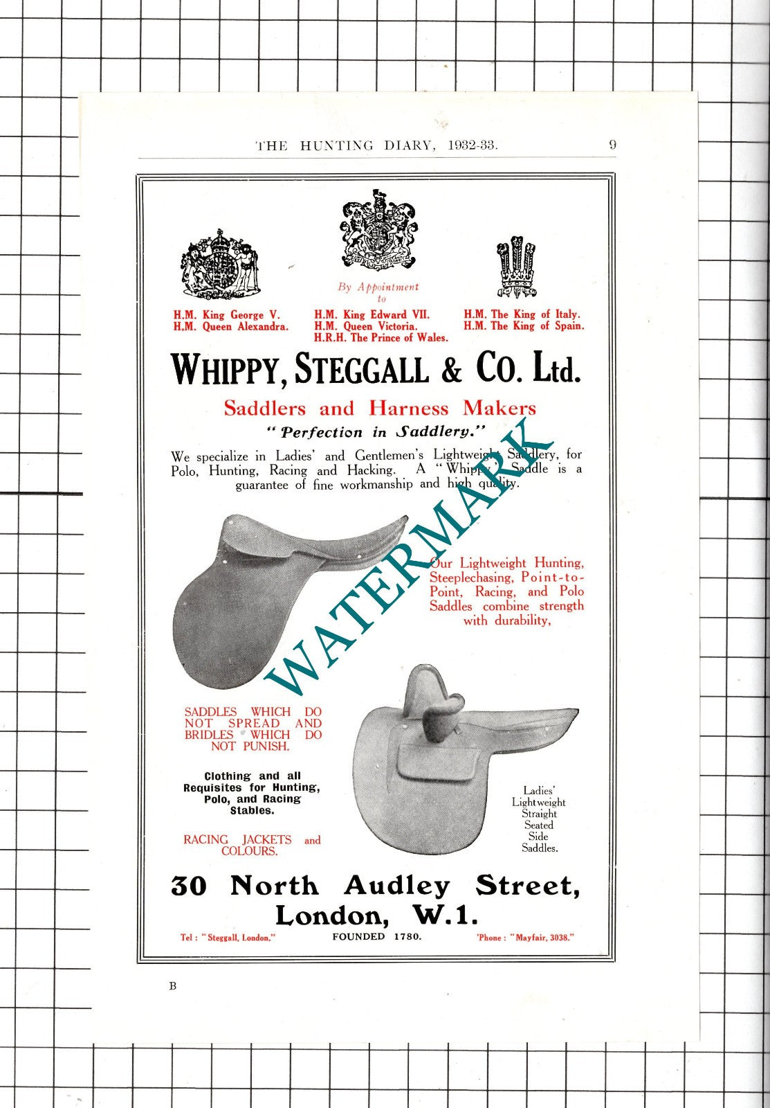 Whippy Steggall & Co Ltd London / Parish's Patent Cooker Co Ltd - 1932 Advert