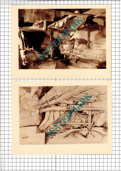 Cider Press House Great Englebourne Harberton Devon  - c.1949 2-Part Clipping