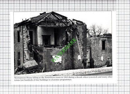 Lowestoft Old Nelson Street / Normanston House - Cutting