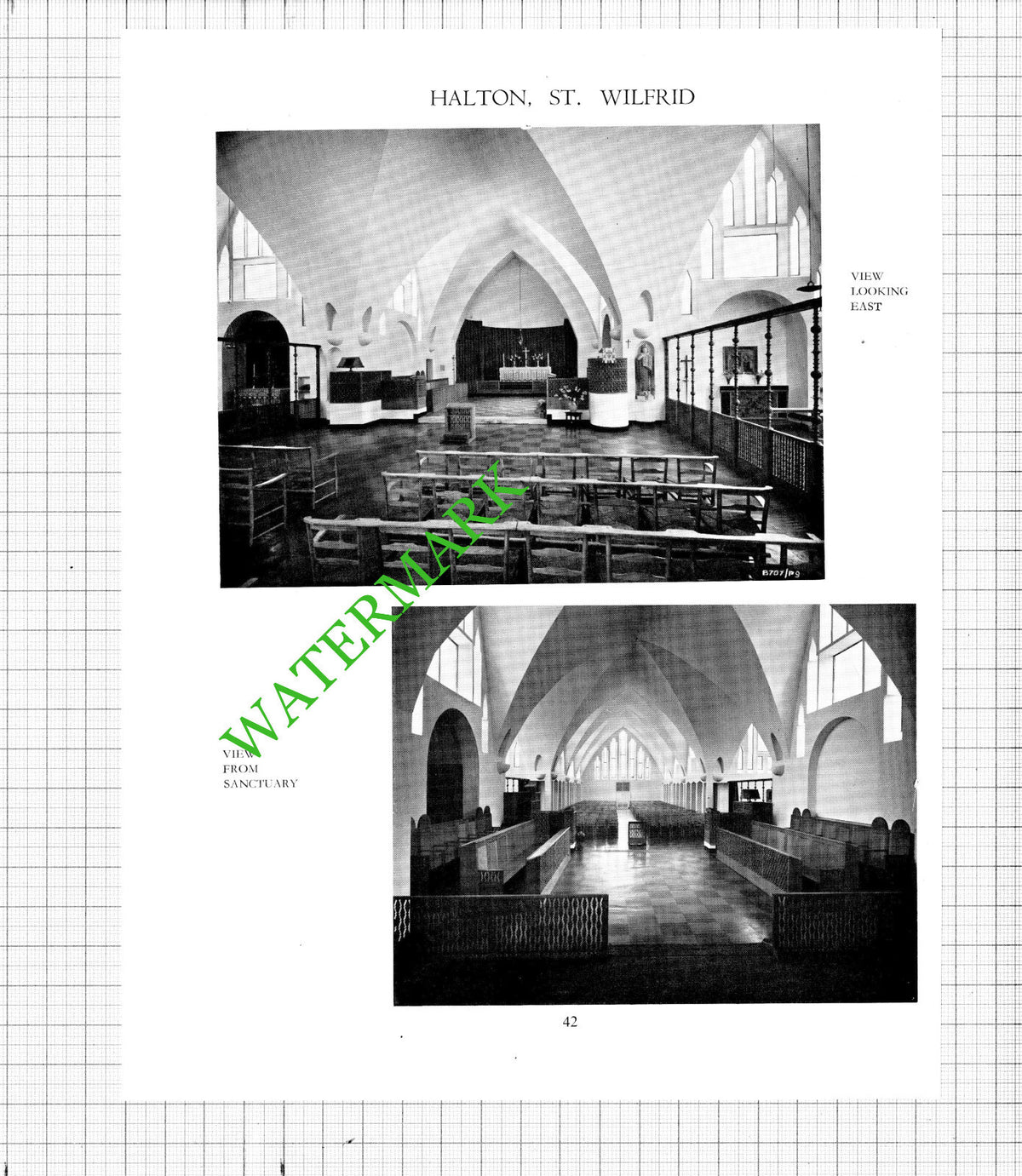 St Wilfrid's Church Halton Leeds   - c.1947 Article