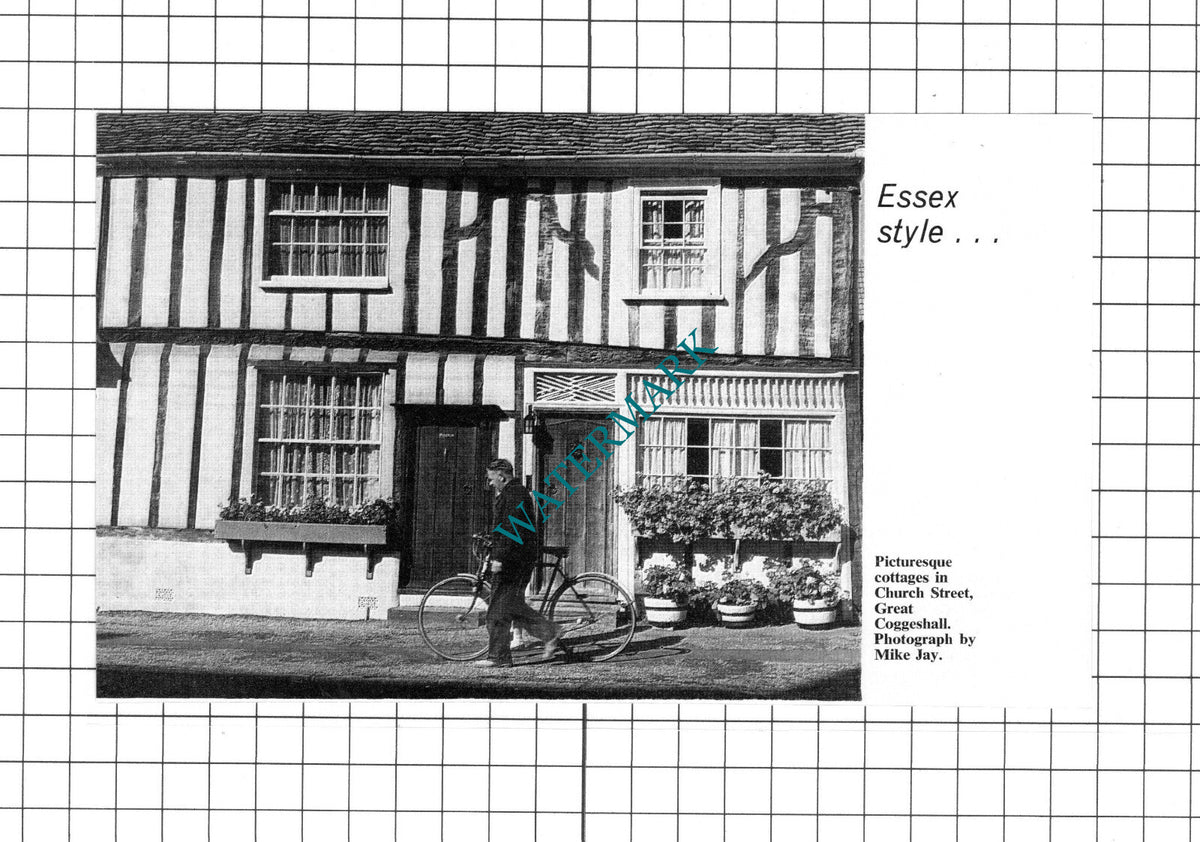 Great Coggeshall Essex  - c.1967 Clipping / Print