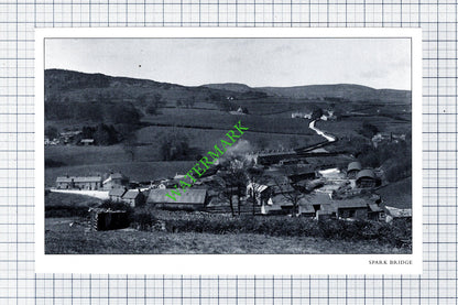 Spark Bridge Cumbria / Kirkby Stephen St Luke's Fair - Cutting / Print