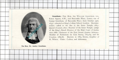 Sir William Grantham Barcombe Place / Sir William Rann Kennedy - c.1905 Clipping