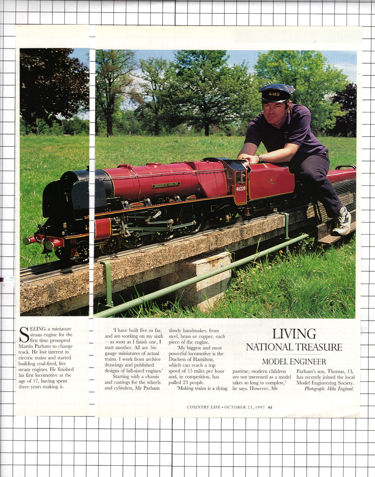 Martin Parham Model Railway Engineer - 1997 Two-Part Cutting