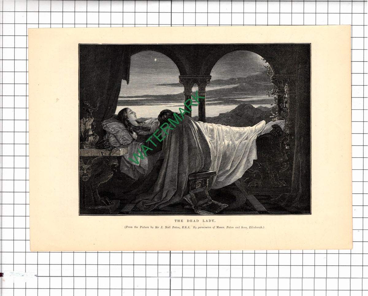 Sir Joseph Noel Paton Artist - c.1880 Article