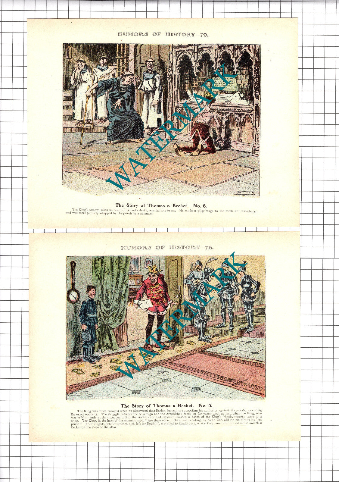 Thomas a Becket   - c.1921 Book Prints