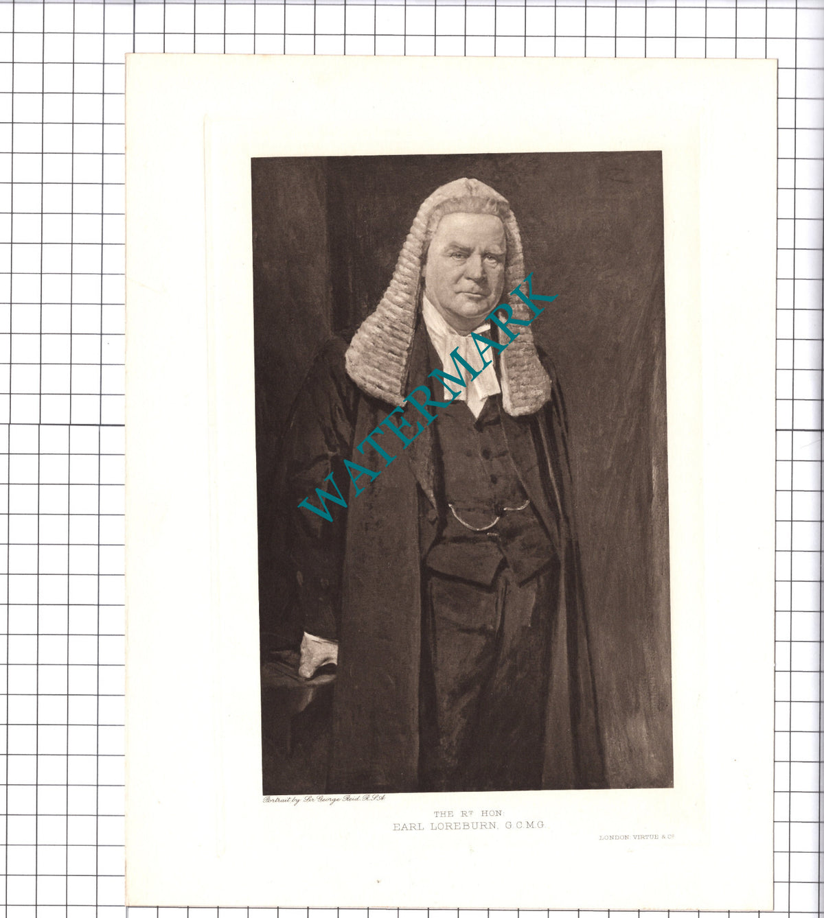 Robert Threshie Reid The Rt Hon Earl Loreburn - c.1920 Print / Article