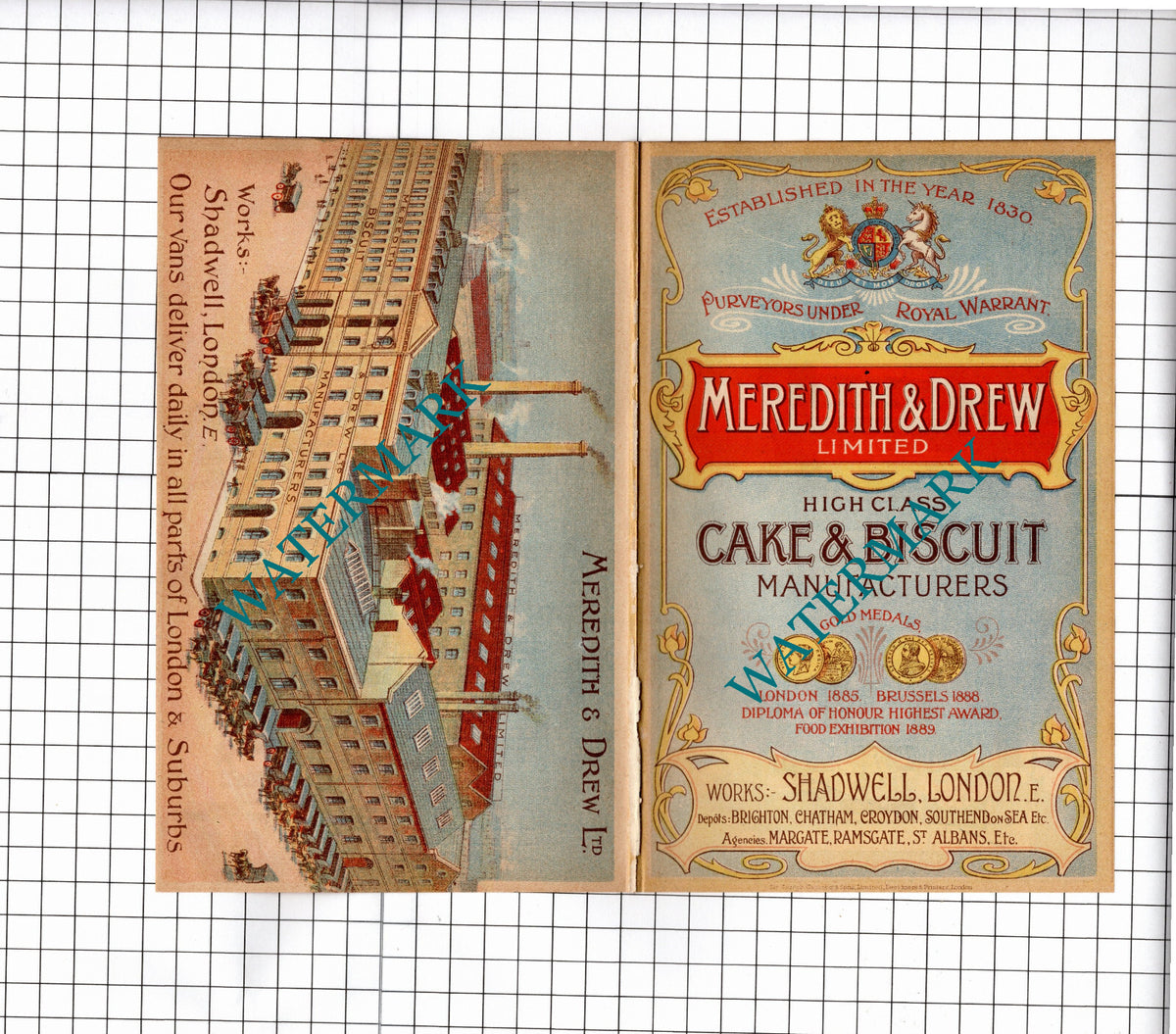 Meredith & Drew Ltd Shadwell Works London -1902 Article