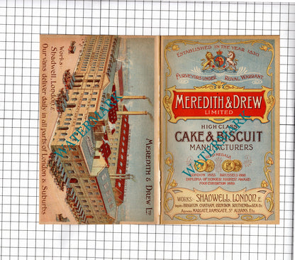 Meredith & Drew Ltd Shadwell Works London -1902 Article