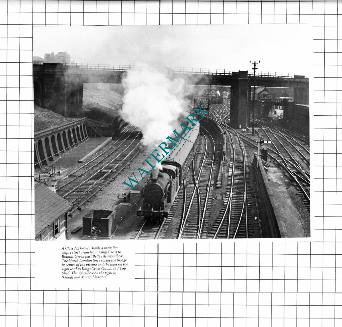 Belle Isle Signalbox Kings Cross to Bounds Green - Cutting