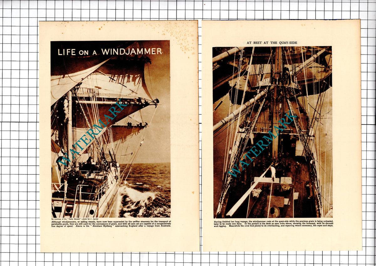 Abraham Rydberg Ship - c.1940's Article
