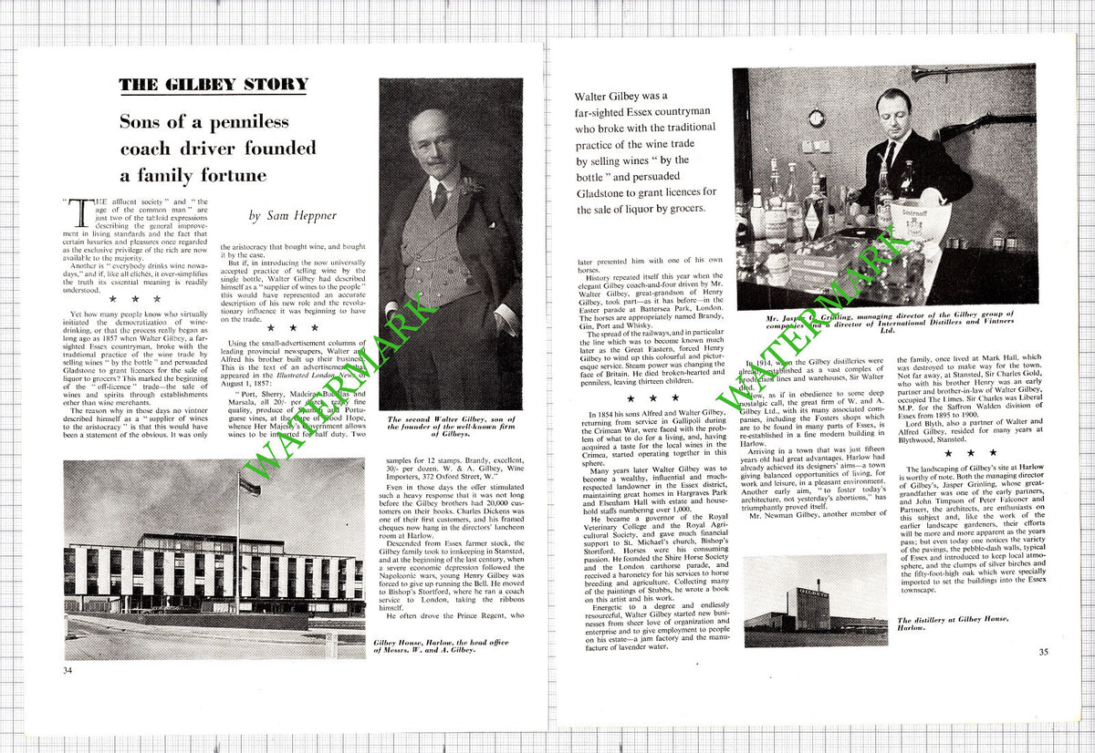 Walter Gilbey House Harlow Essex Jasper Grinling - 1965 Article