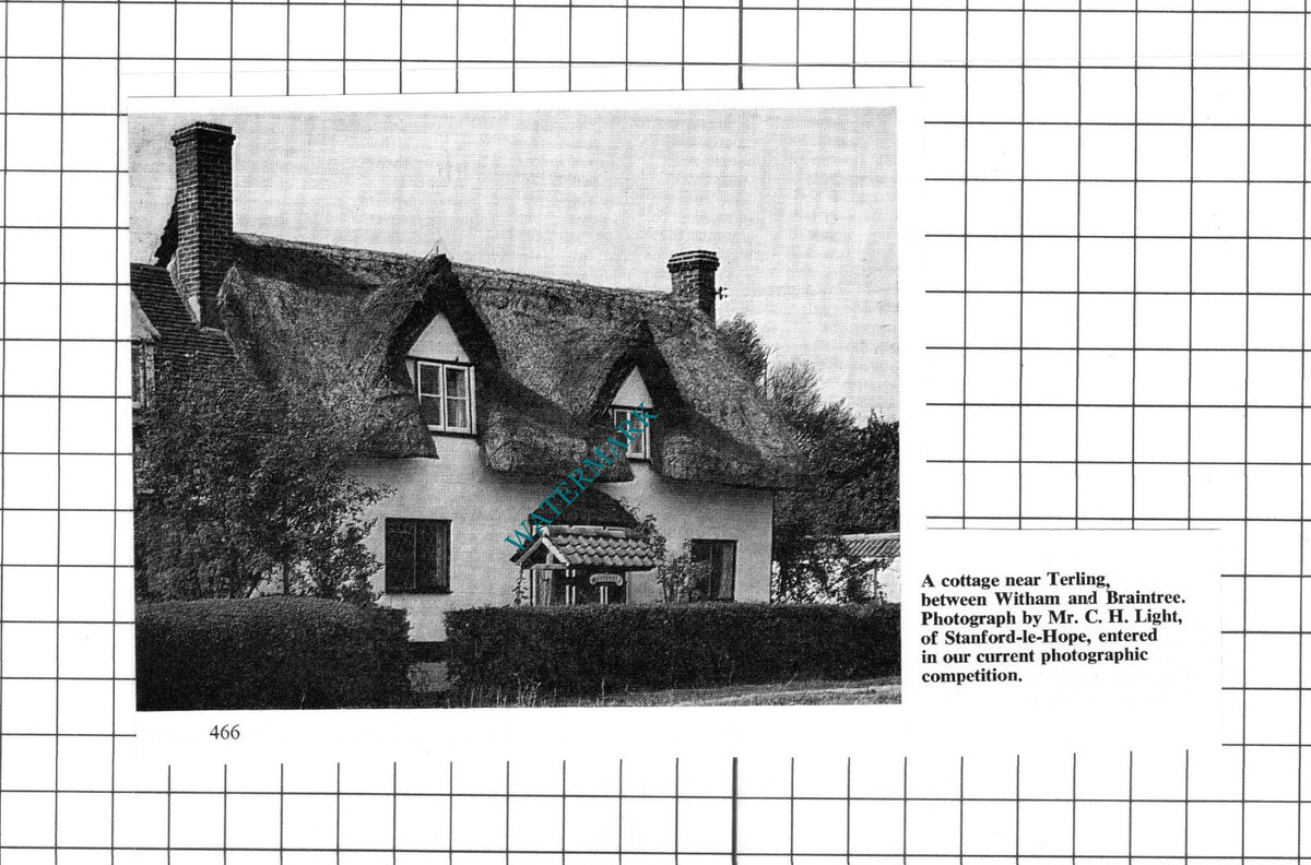 Terling  Essex Cottage -   1967 Clipping
