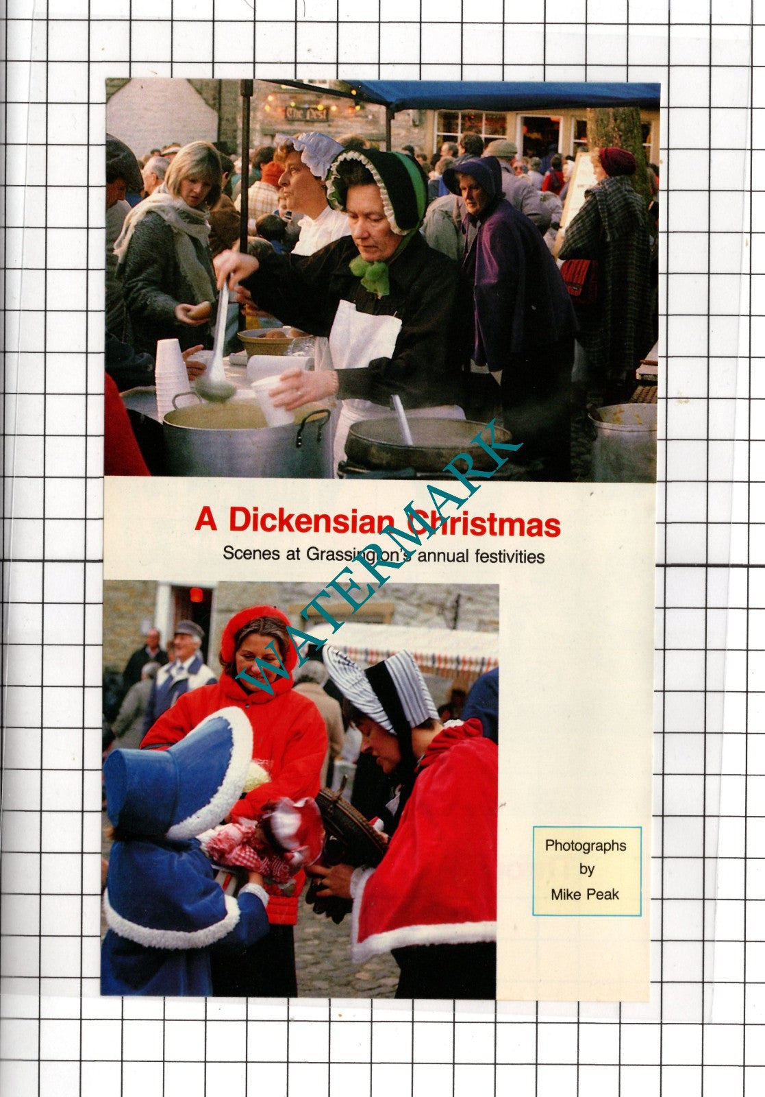 Grassington Yorkshire Dickensian Christmas  - 1988 Clipping