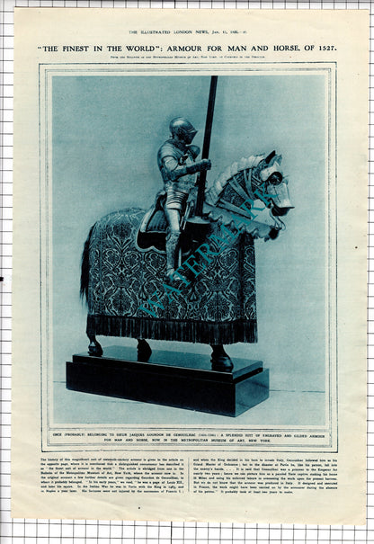 William Riggs Metropolitan Museum Of Art New York  Genouilhac - 1920 Article