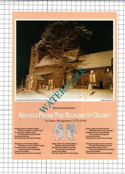 James Montgomery Hymn Writer Poet - 1986 Article