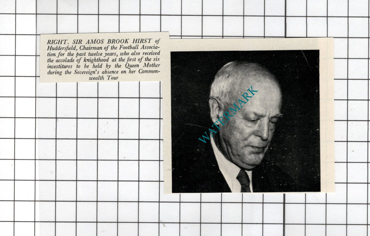 Sir Amos Brook Hirst - 1954 SMALL Clipping
