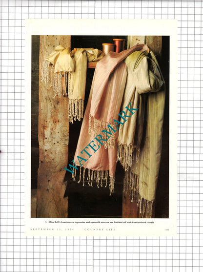 Whitchurch Silk Mill Hampshire Lucinda Bell  Weaver - 1994 Article