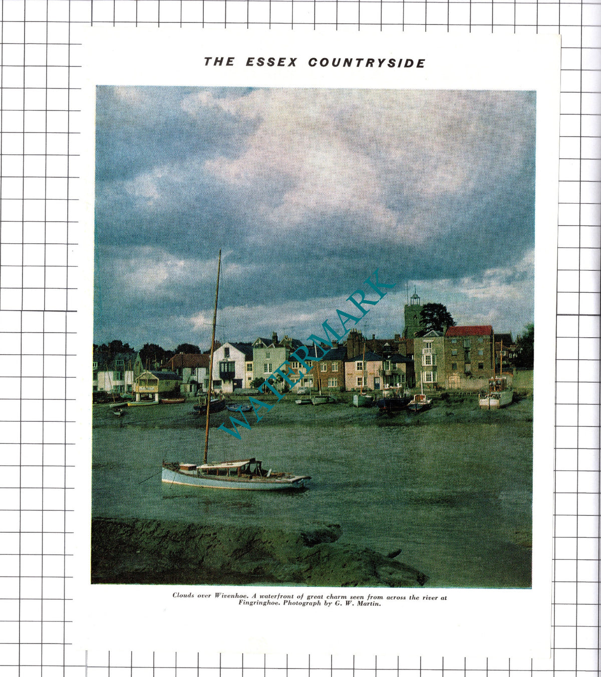 Wivenhoe Essex  - 1965 Cutting / Print