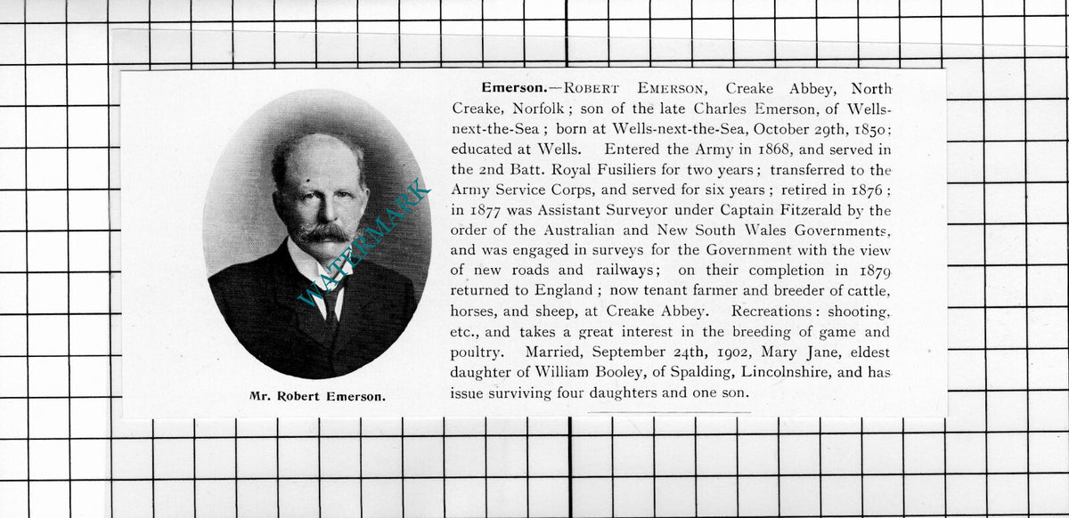 Robert Emerson Creake Abbey Norfolk / William Fryer Browick Hall - 1911 Clipping