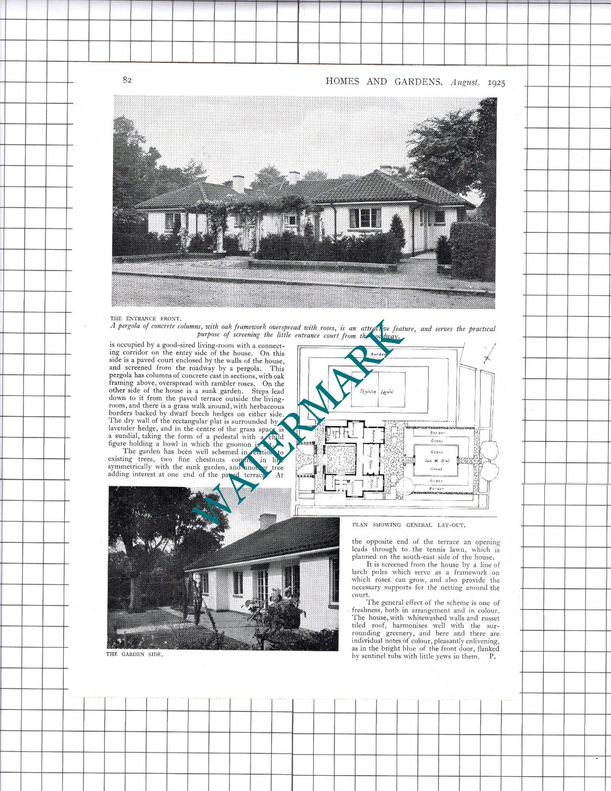 Pantiles Thames Ditton G Alan Fortescue Architect  - 1925 Article