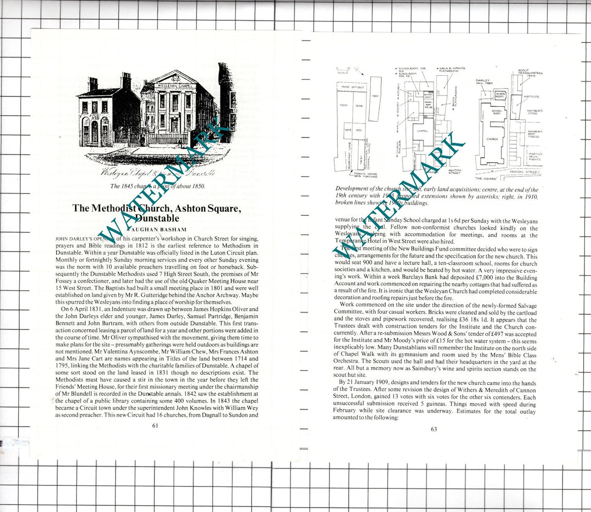 The Methodist Church Ashton Square Dunstable Bedfordshire  - 1989 Article