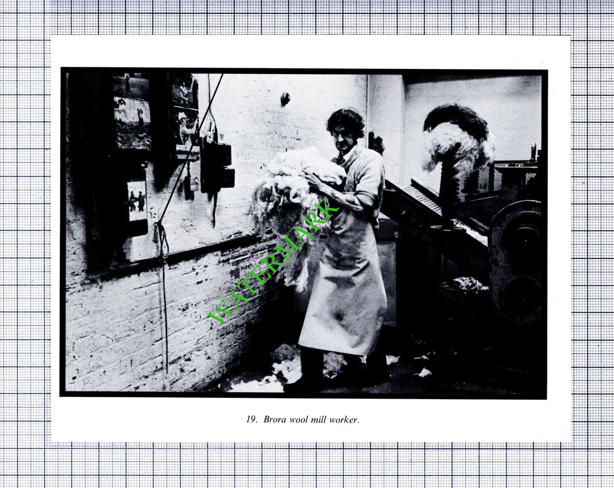 Brora Wool Mill  - 1980s Cutting / Print