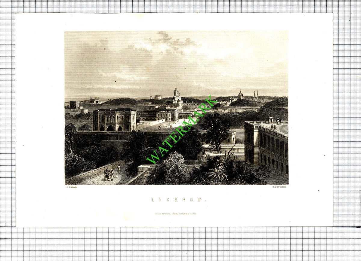 Lucknow  India - c.1887 Print