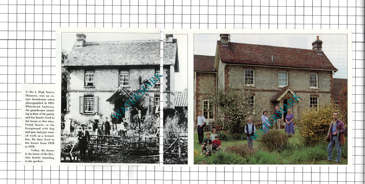 1 High Street Hinxton Cambridgeshire Frank Searle  - c.1990 Two-Part Cutting
