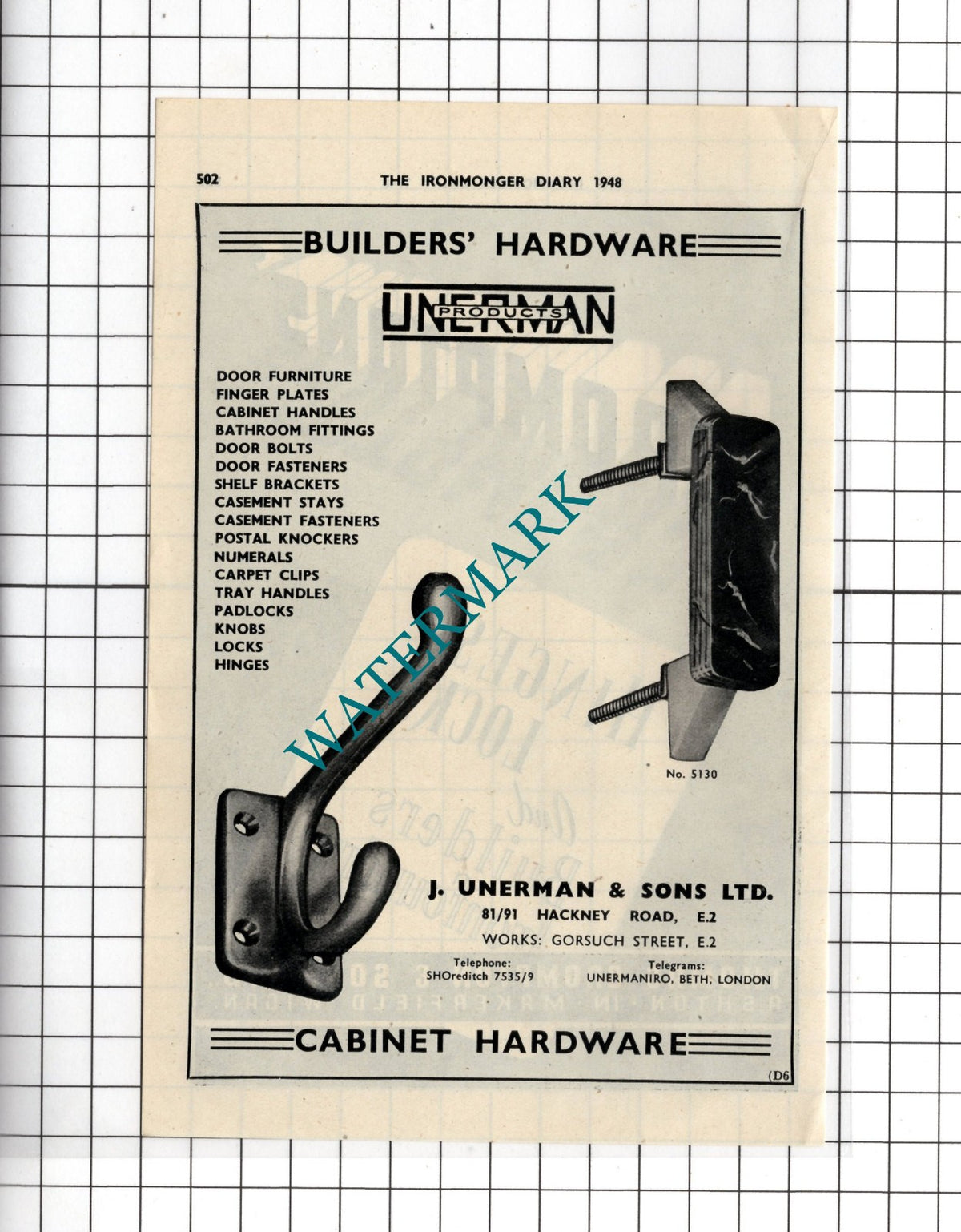 Thomas Crompton & Sons Ltd Ashton-in-Makerfield / J Unerman London-  1948 Advert