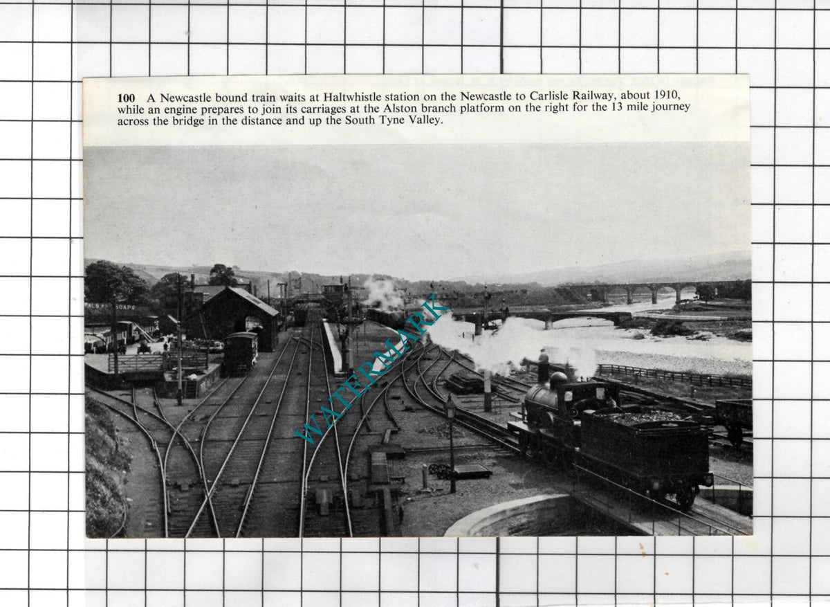 Haltwhistle Railway Station Northumberland     - Small Cutting