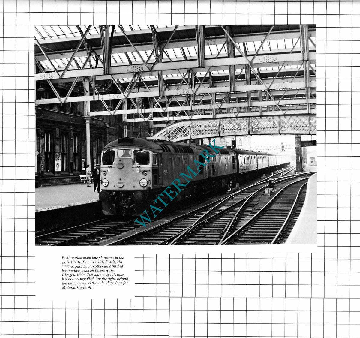 Perth Railway Station Engine 5331  - Cutting