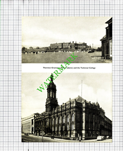 Thornton Grammar School Technical College Buttershaw Brookfield Bradford - 1957