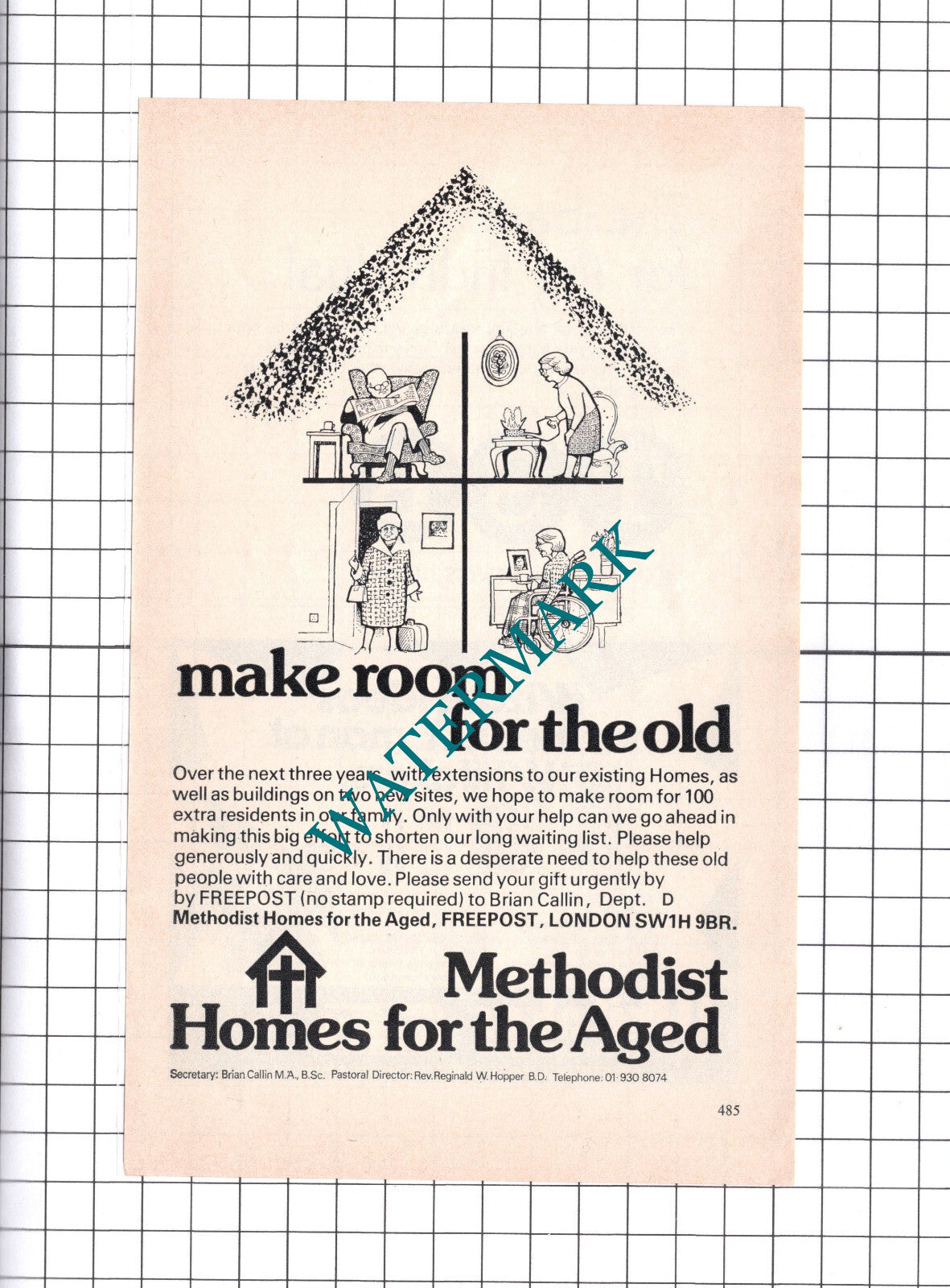 Methodist Homes For The Aged Advert -   1977 Clipping
