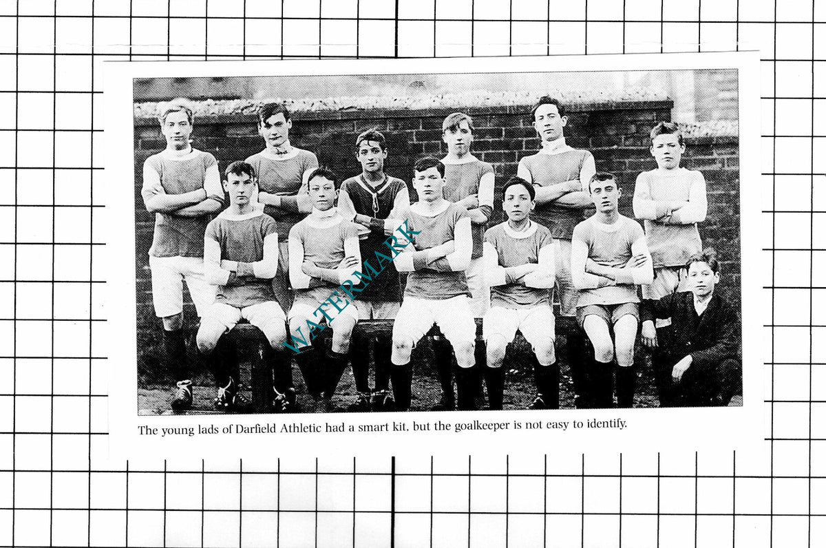 Barnesley Yorkshire Farrer Street Football Darfield Athletic - Clipping / Print