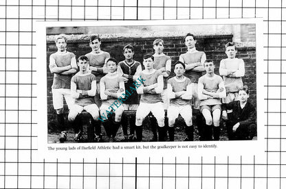 Barnesley Yorkshire Farrer Street Football Darfield Athletic - Clipping / Print