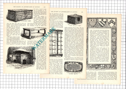 The Society Of Apothecaries of London  - 1907 Article / Print