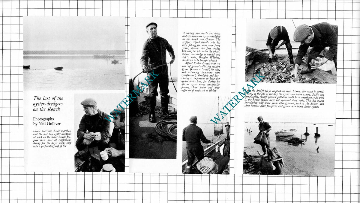 River Roach Essex Oyster Dredgers Alfred Keeble Douglas Whiting  - 1975 Article