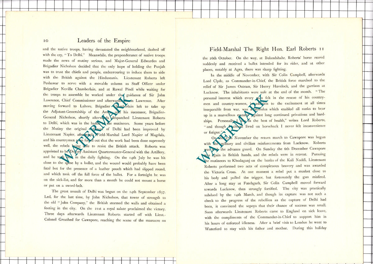 Frederick Sleigh Roberts The Right Hon Earl Roberts - c.1920 Article / Print