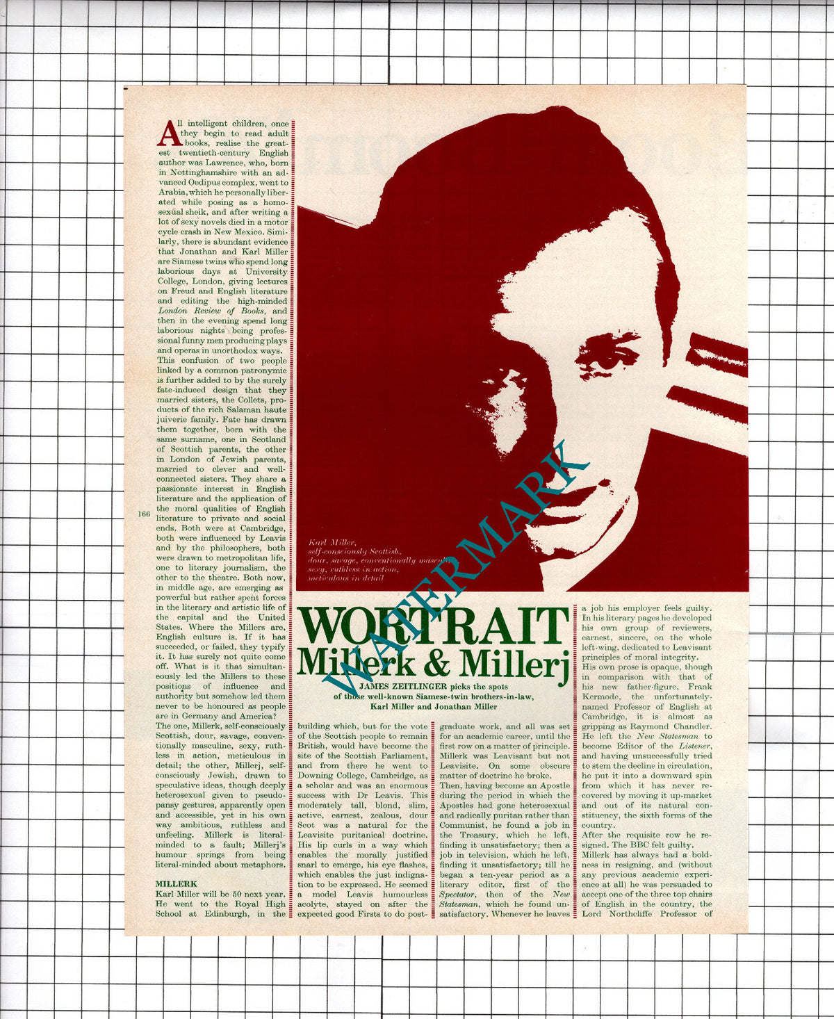 Karl Miller Jane Collet Jonathan Miller - 1980 Article / Print