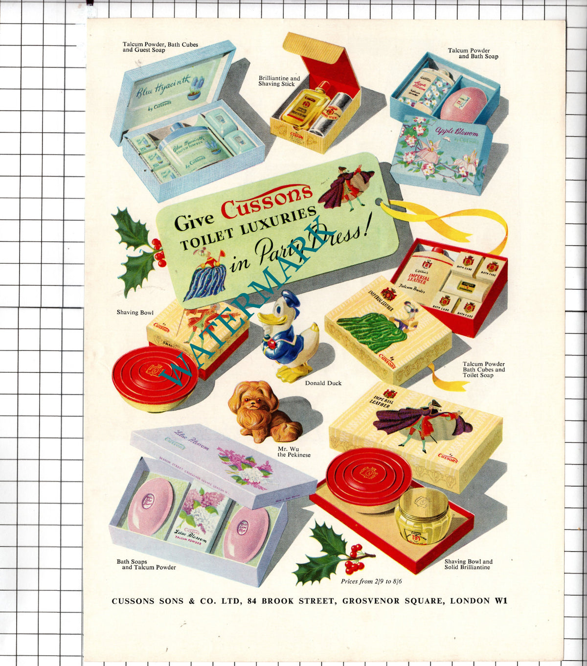 Cussons Sons & Co Ltd - 1954 Advert